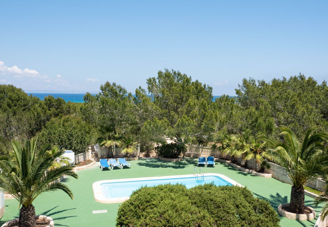 Bungalow in Punta Prima - Apartamentos Morans con piscina y vistas al mar